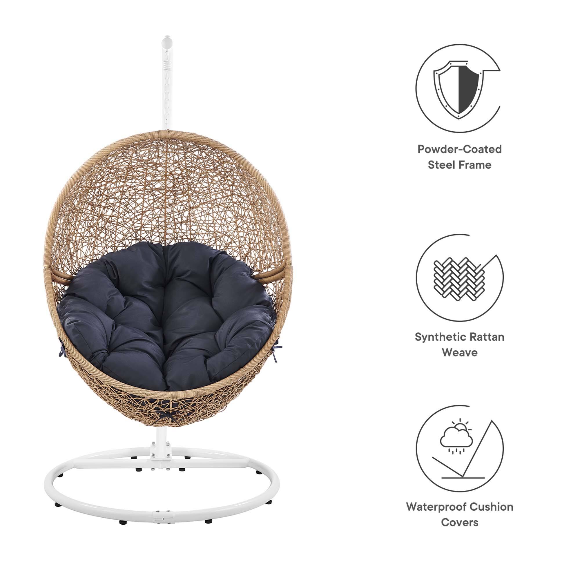 - Powder-Coated Steel Frame
- Synthetic Rattan Weave
- Waterproof Cushion Covers