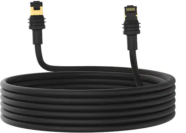 Front. TECSTR - Starlink Gen 3 Cable – 15 ft - Black.