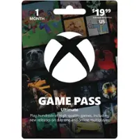 Microsoft - Xbox Game Pass Ultimate- 1 Month Membership - Front_Zoom