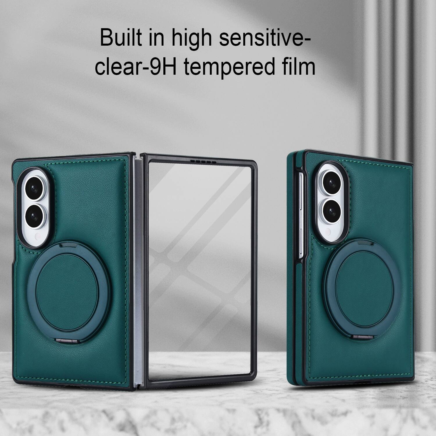 Built in high sensitive- clear-9H tempered film