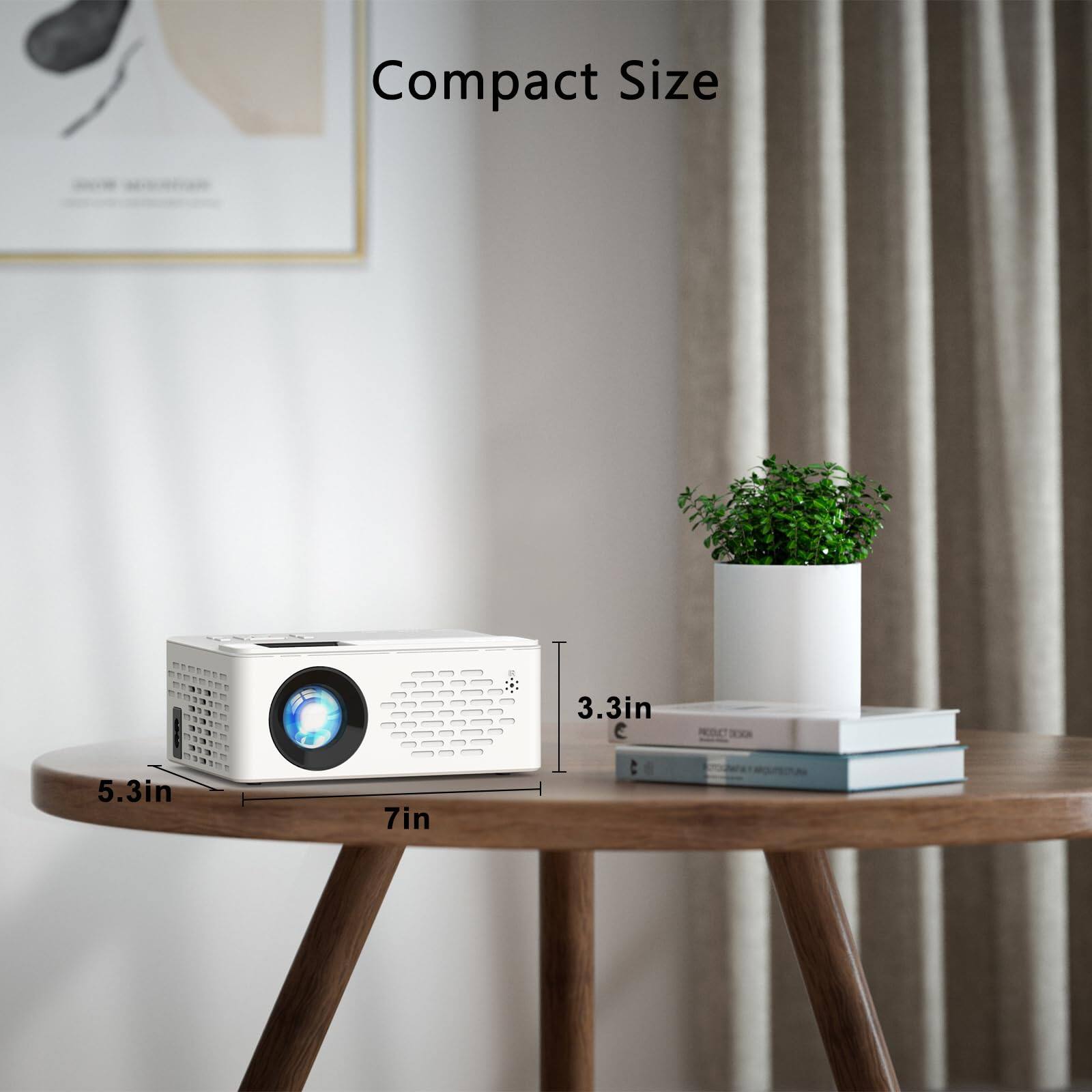 Compact Size

3.3in  
5.3in  
7in