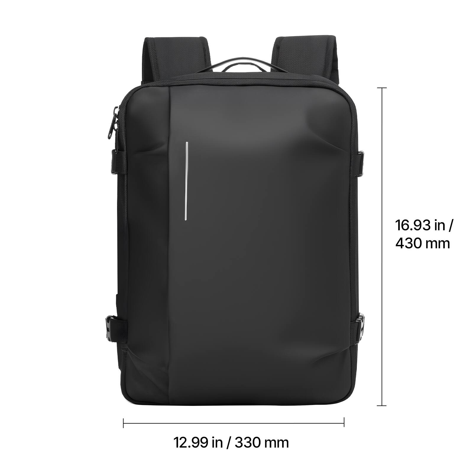 16.93 in / 430 mm  
12.99 in / 330 mm