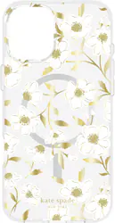 kate spade new york - Protective Case with MagSafe for Apple iPhone 16 Plus - Sunshine Floral - Front_Zoom