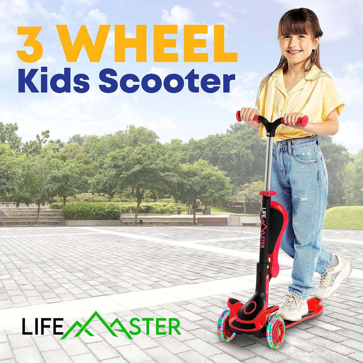 3 WHEEL Kids Scooter

LIFE MASTER
