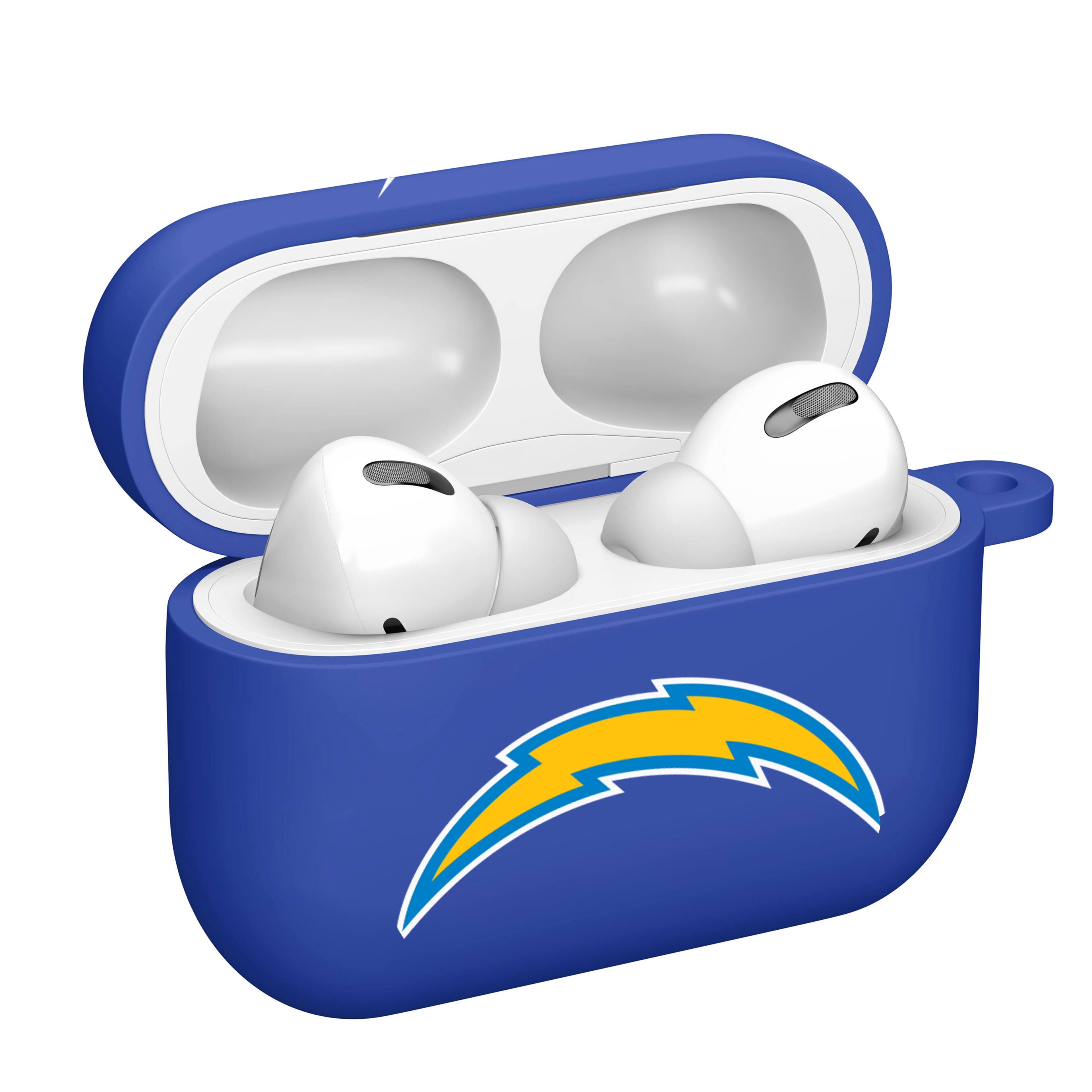 Alt View 1. Artinian - Los Angeles Chargers AirPods Pro Silicone Case Cover - Blue.