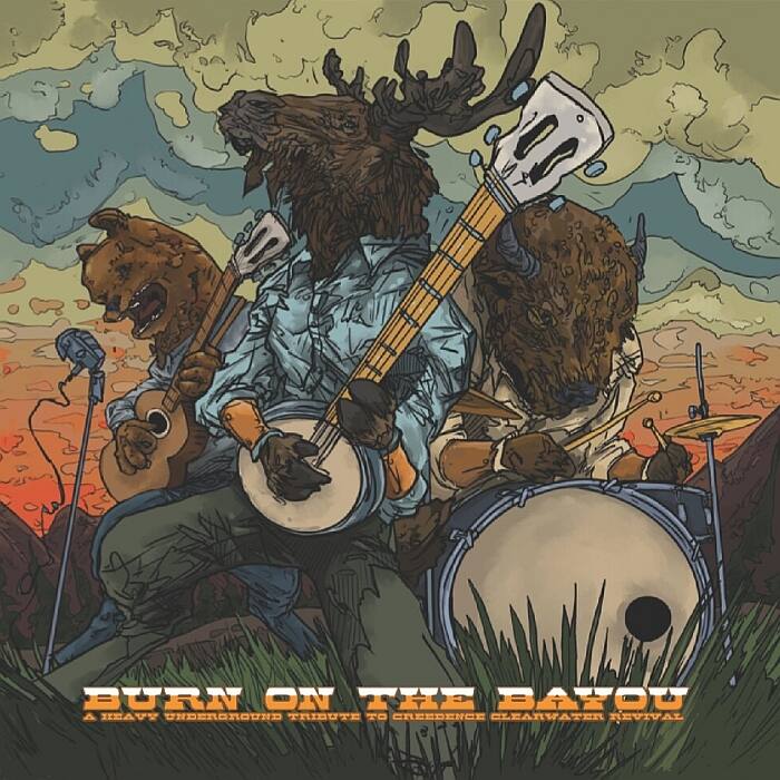 Front. Burn On The Bayou: Heavy Underground Tribute To Creedence Clearwater Revival [LP].