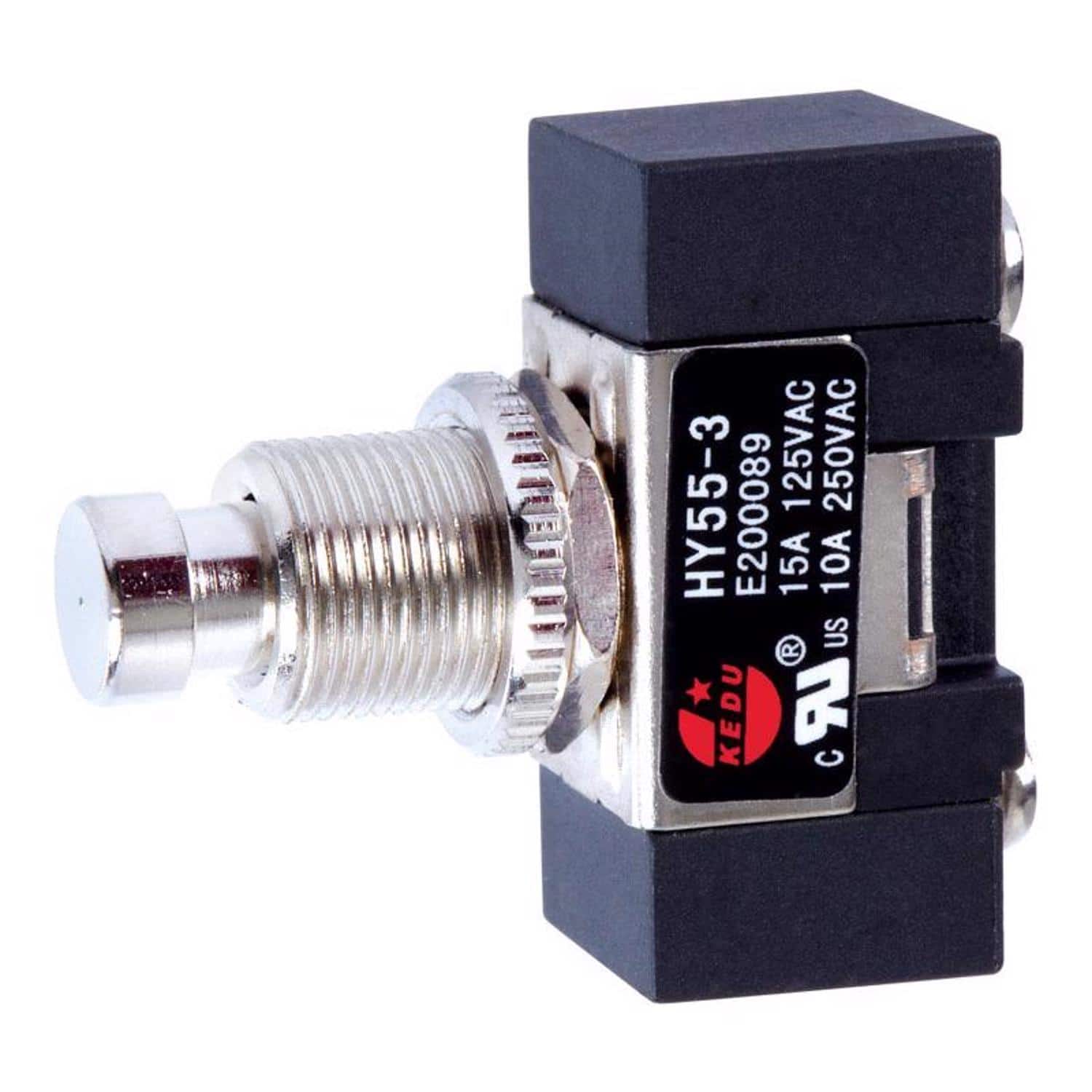 Jandorf - 15 amps Single Pole Push Button Power Tool Switch 1 pk - Black/Silver price history on PriceWatchPro