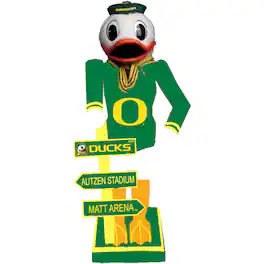 Santa's Workshop - Oregon Ducks 12" Mascot Nutcracker - Green