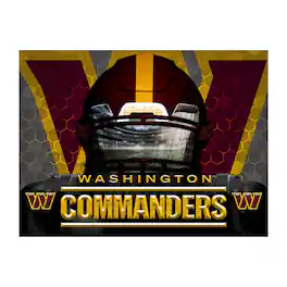 Sporticulture - Washington Commanders 18" x 24" 3D Facemask Puzzle - Multicolor