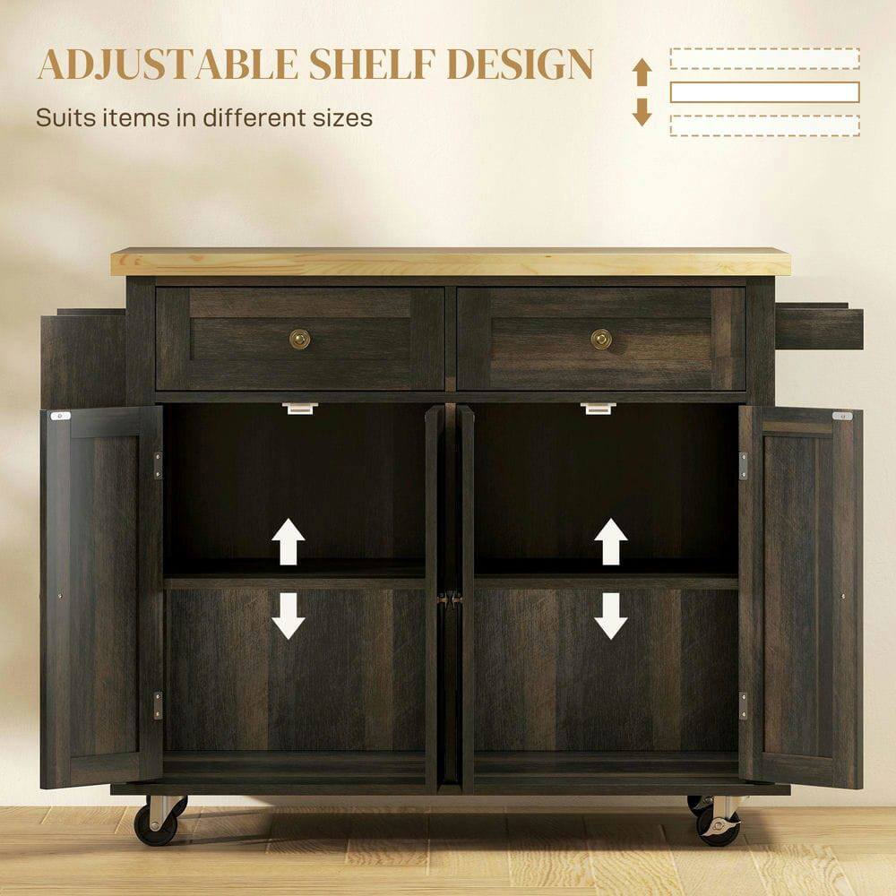 ADJUSTABLE SHELF DESIGN  
Suits items in different sizes