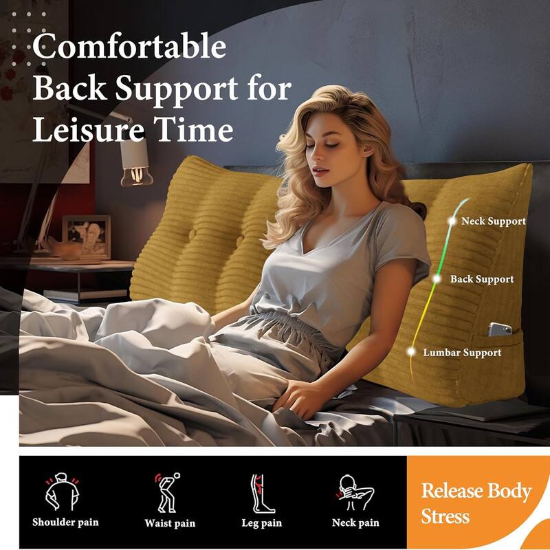 Comfortable Back Support for Leisure Time

- Neck Support
- Back Support
- Lumbar Support

Release Body Stress

- Shoulder pain
- Waist pain
- Leg pain
- Neck pain