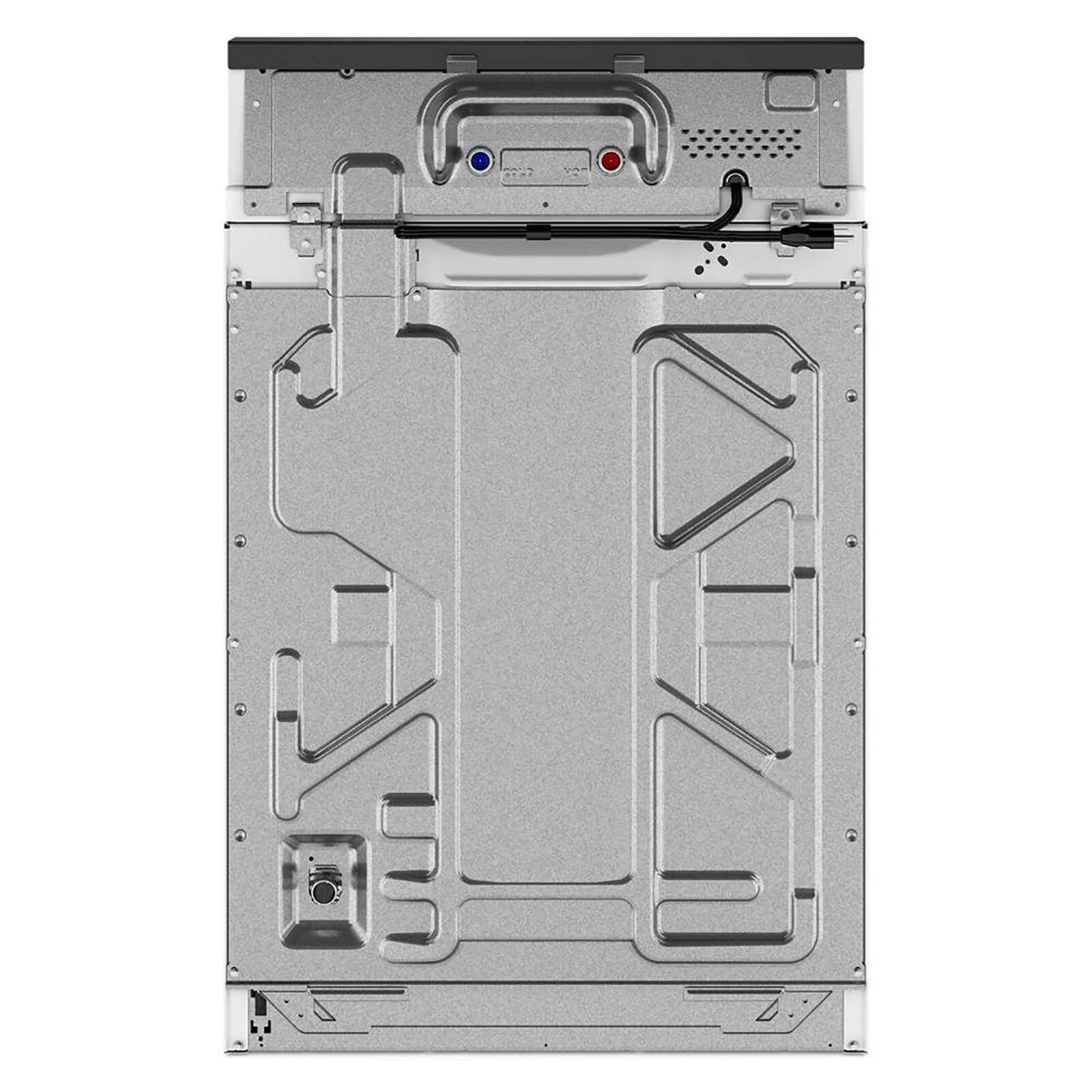 Back. Maytag - 3.5 Cu. Ft. High Efficiency Top Load Washer Commercial Grade with Dual Action Agitator - White.
