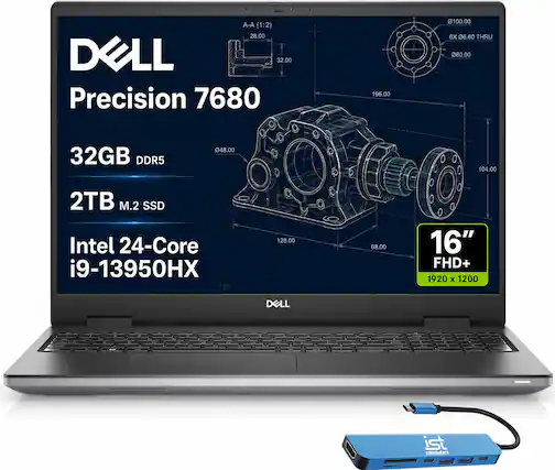 A-A (1:2) 28.00 DELL 32.00 Precision 7680
196.00
0100.00 6X 06.60 THRU 060.00
32GB DDR5
048.00
104.00
2TB M.2 SSD Intel 24-Core i9-13950HX
128.00
68.00
16" FHD+ 1920 x 1200
DELL
Fat
ist computers