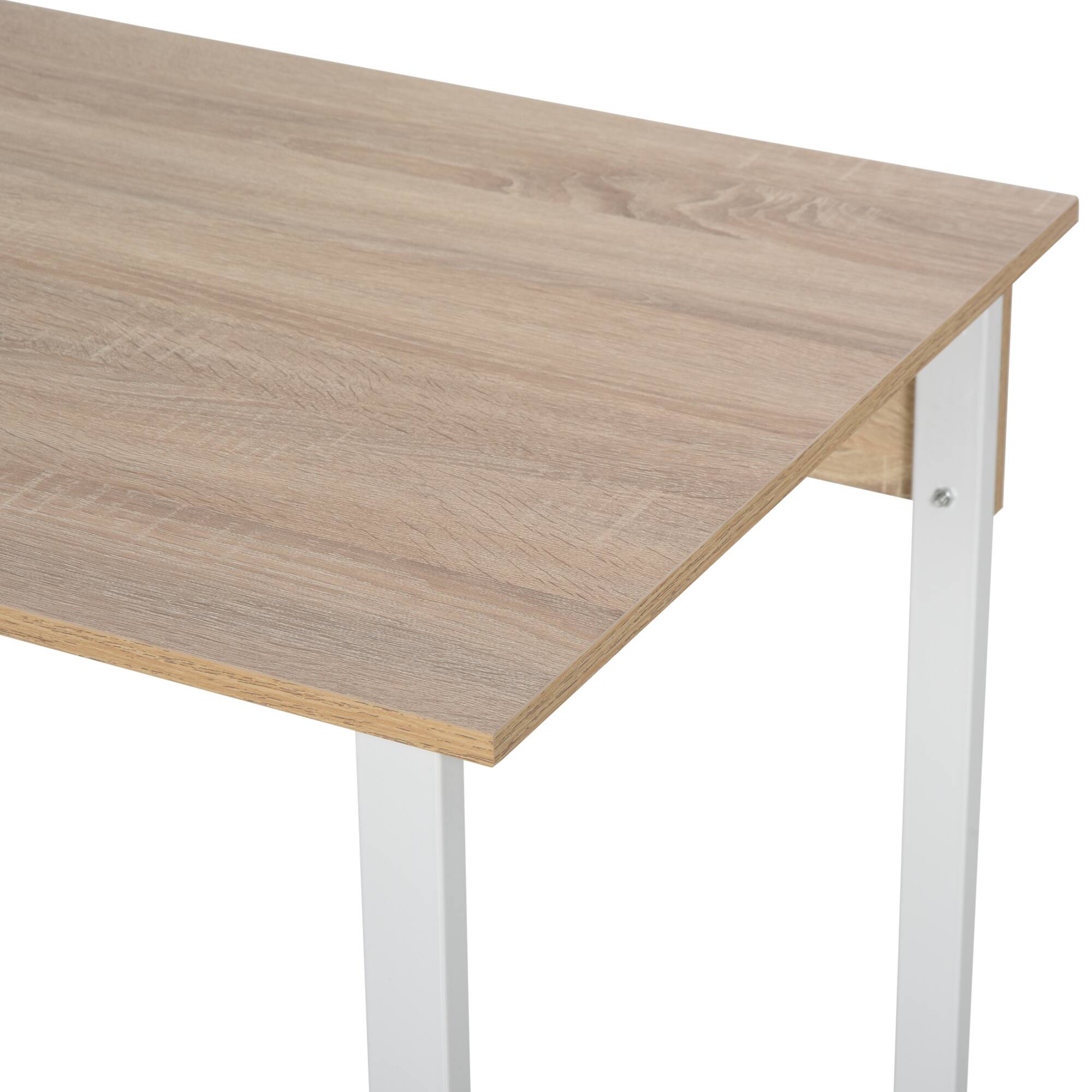 Alt View 8. Homcom - 88" Extra Long 2-Person Computer Desk with Storage Shelves Combo, Double Workstation Storage Study Writing Table - White.