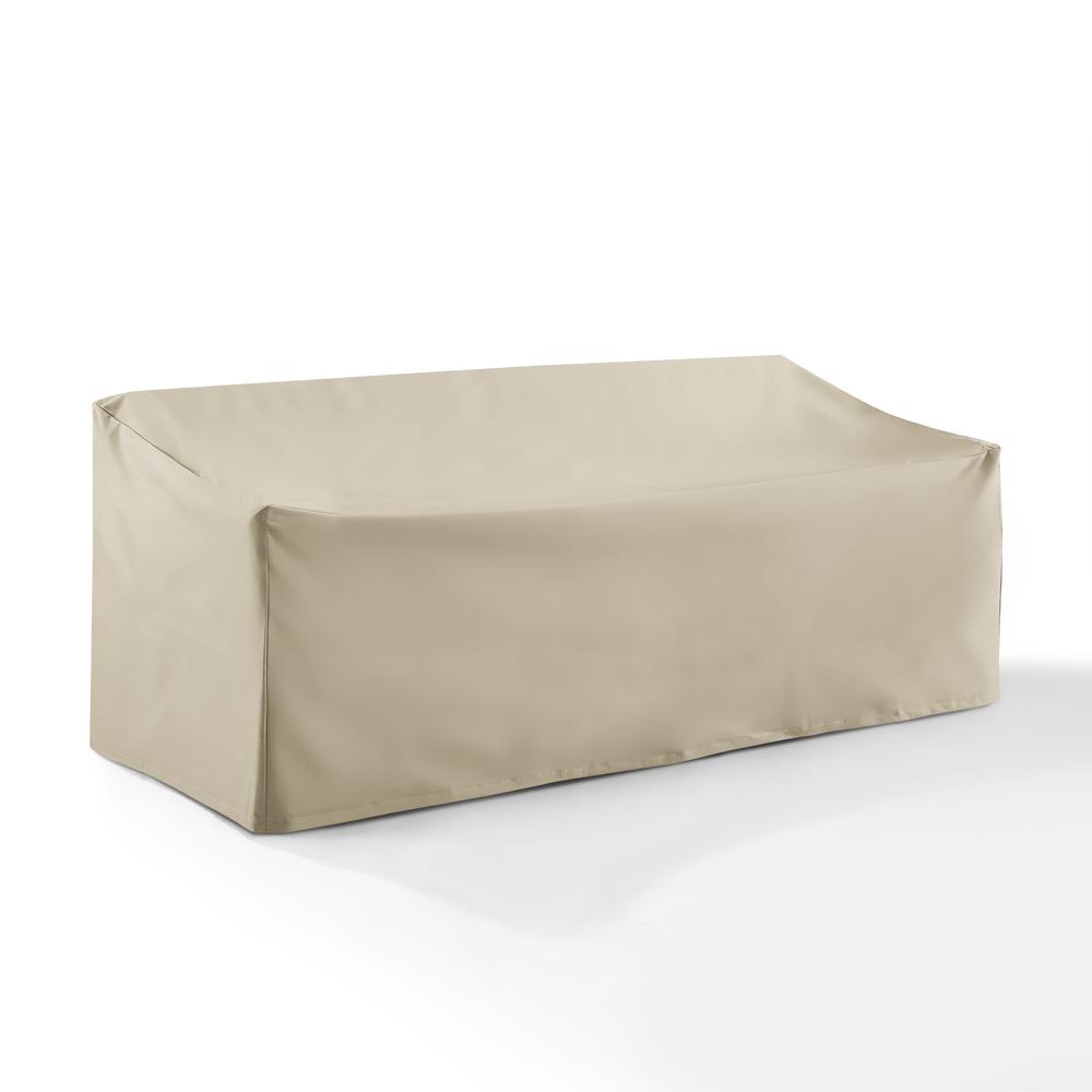 Angle. Crosley Furniture - Outdoor Sofa Furniture Cover - Tan.