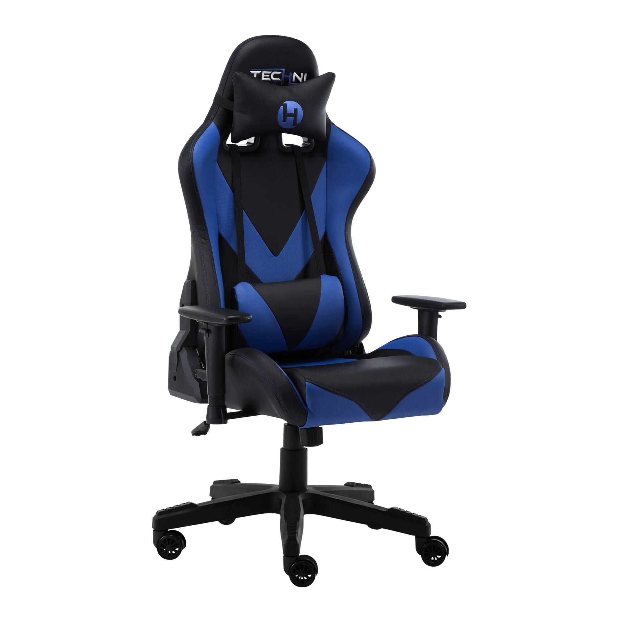 Alt View 6. GOODSILO - Premium Ergonomic Gaming Chair with Adjustable Features and High Back Support - Blue.