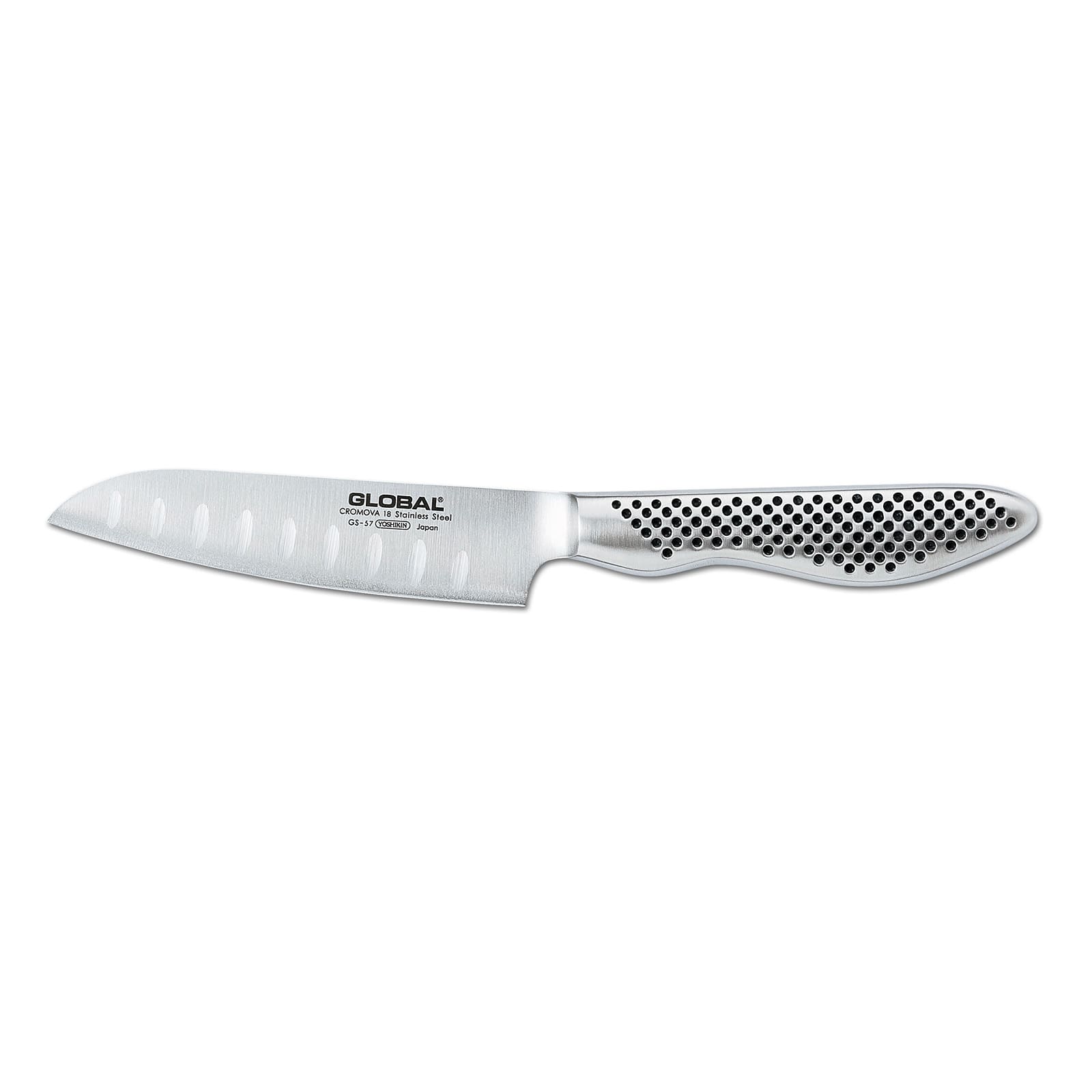 Global - 4 Inch Hollow Ground Santoku Knife - Silver price history on PriceWatchPro