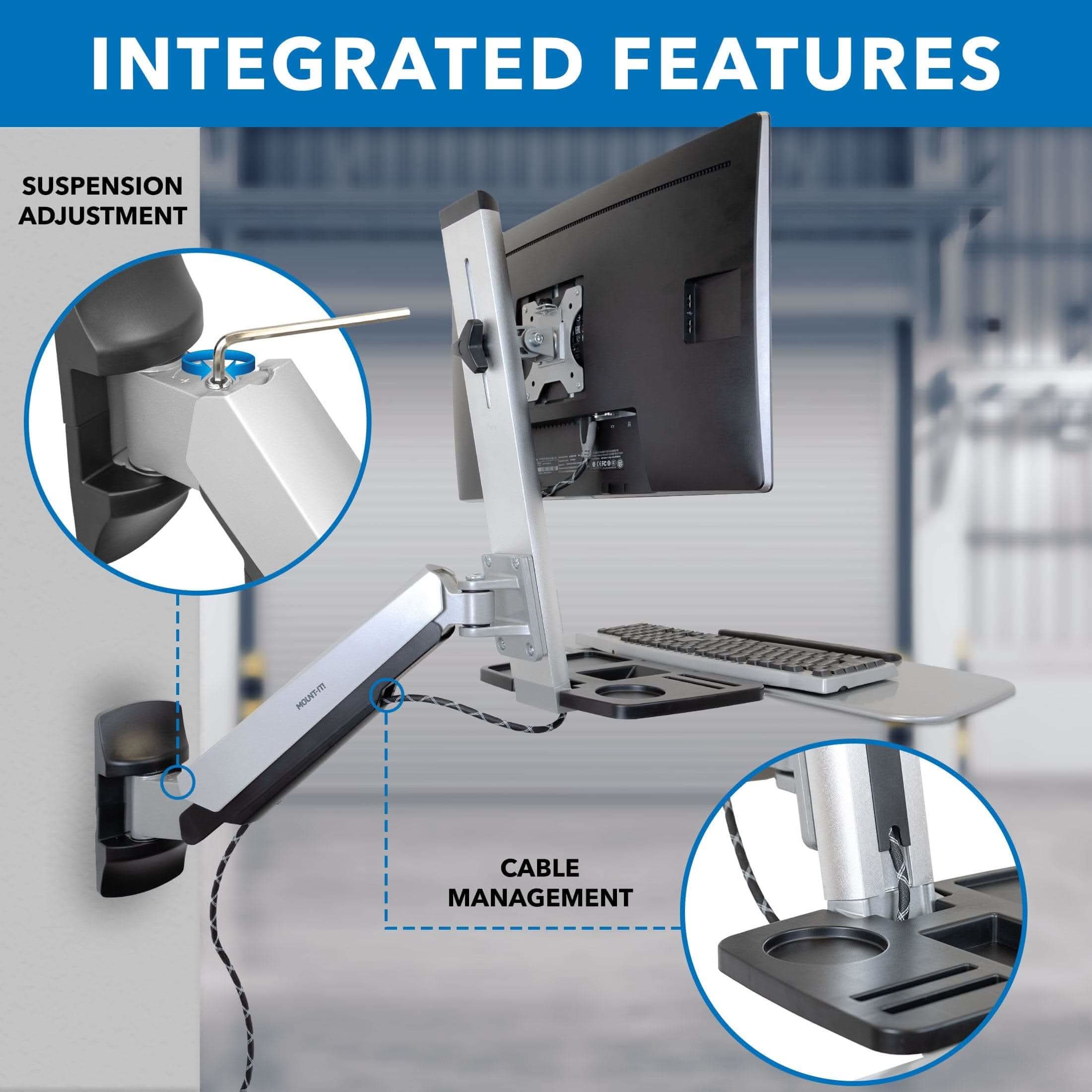 INTEGRATED FEATURES

SUSPENSION ADJUSTMENT

CABLE MANAGEMENT