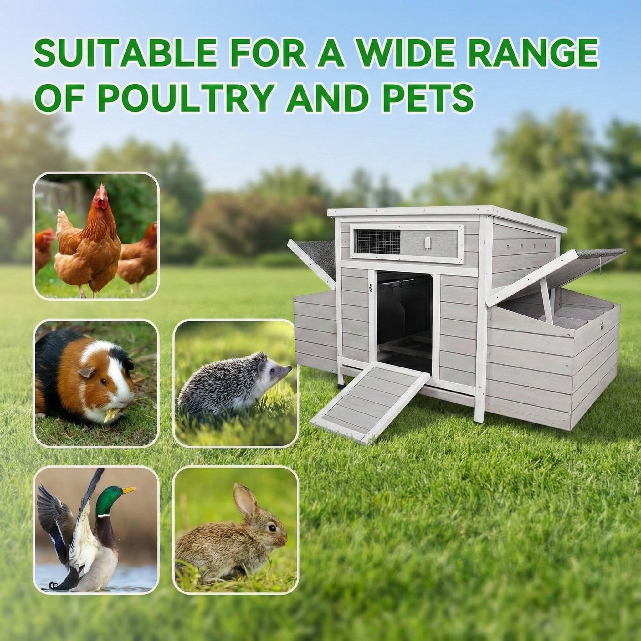 SUITABLE FOR A WIDE RANGE OF POULTRY AND PETS