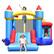 Angle. Costway - InflatableBounce House Castle Slide Bouncer Kids Shooting Net/Without Blower - Multicolor.
