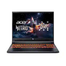 Acer - Nitro V16 16'' Gaming Laptop,AMD Ryzen 5 240,32GB RAM,2TB SSD,NVIDIA GeForce RTX 5050,Win 11 Pro - Black