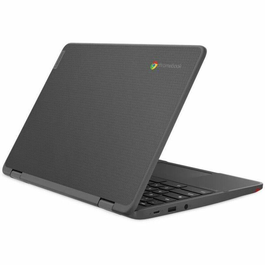 Alt View 1. Lenovo - Lenovo 500e Yoga Chromebook Gen 4 82W4001SUS 12.2" Touchscreen Convertible 2 in 1 Chromebook - WUXGA - 60 Hz - Intel - Gray.