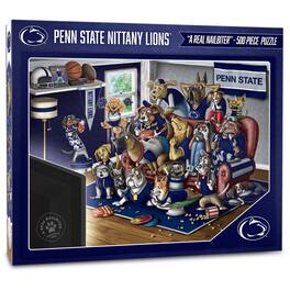 YouTheFan - Penn State Nittany Lions Purebred Fans 18'' x 24'' A Real Nailbiter 500-Piece Puzzle - Multicolor