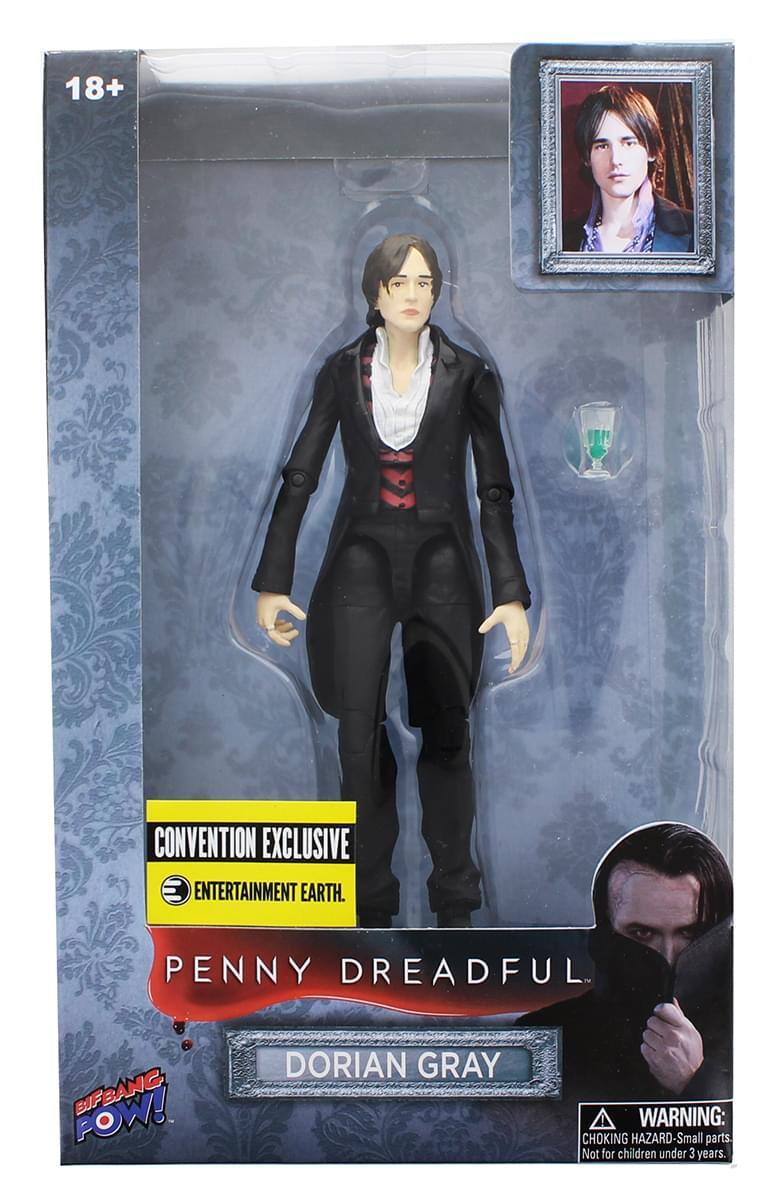 18+ CONVENTION EXCLUSIVE ENTERTAINMENT EARTH. PENNY DREADFUL DORIAN GRAY WARNING: CHOKING HAZARD-Small parts. Not for children under 3 years.