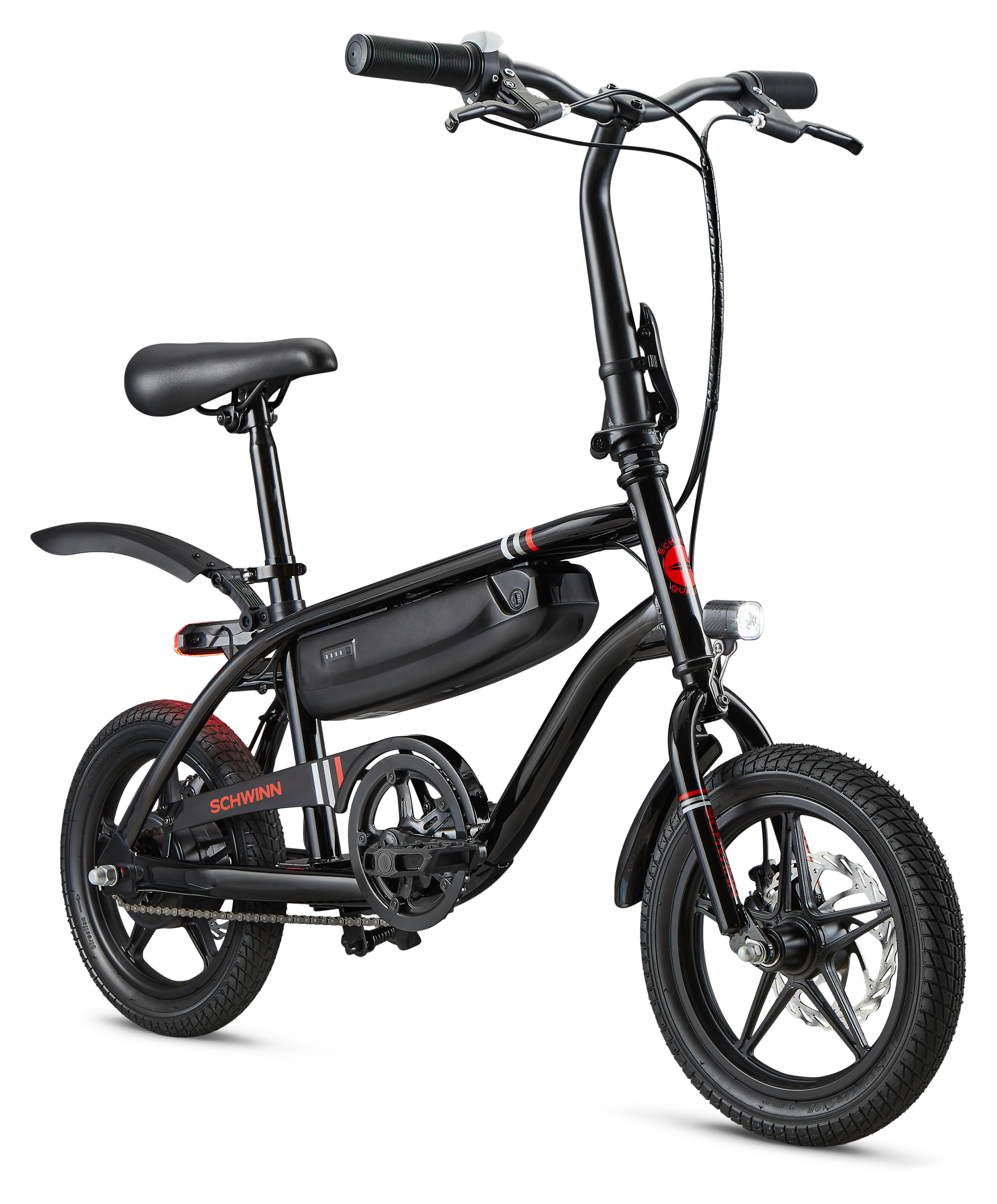 Schwinn Tornado Compact Electric Bike for Teens, 14 Inch Wheels, Ages ...