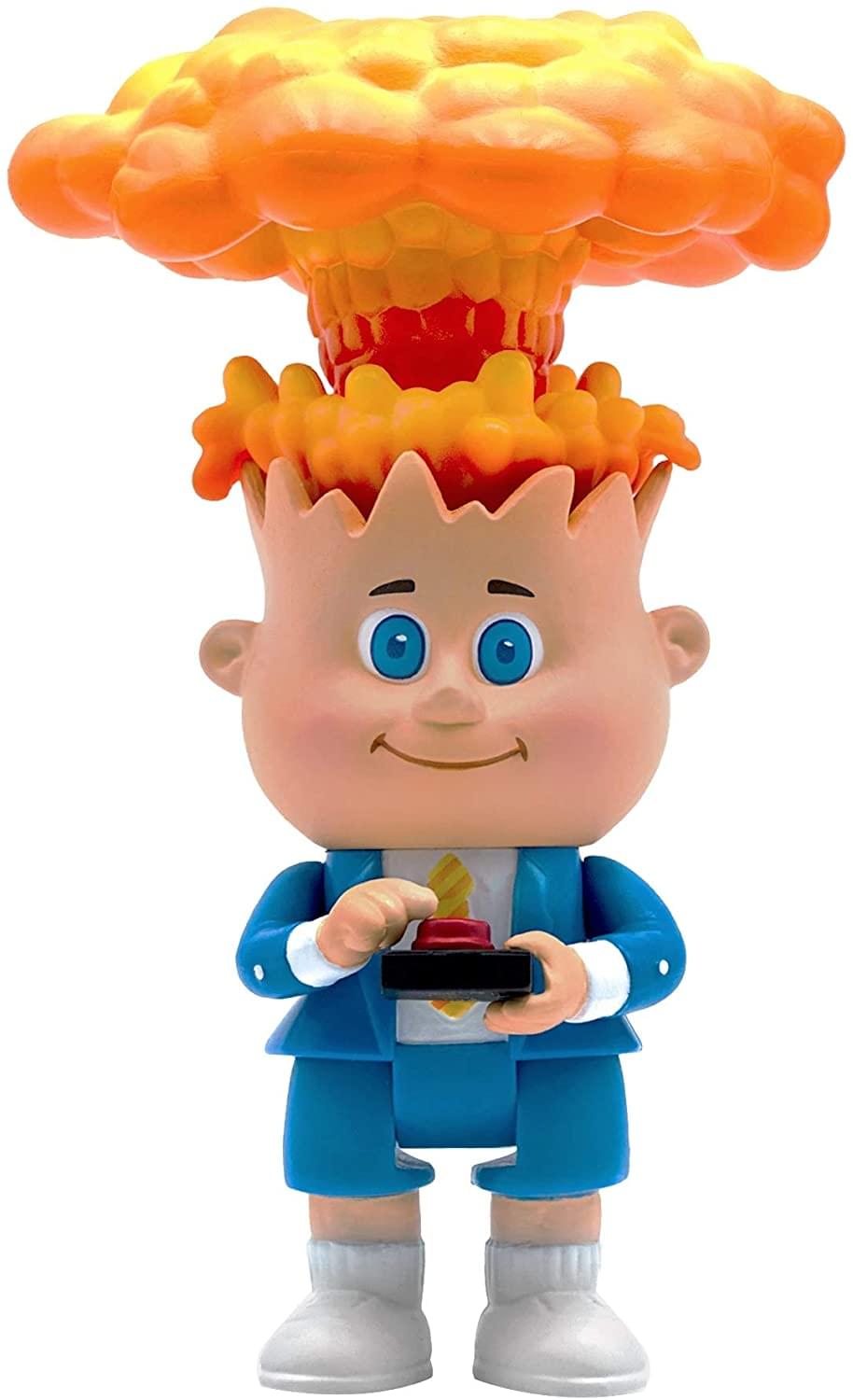 Front. Super7 - Garbage Pail Kids 3.75 Inch ReAction Figure | Adam Bomb - Orange.