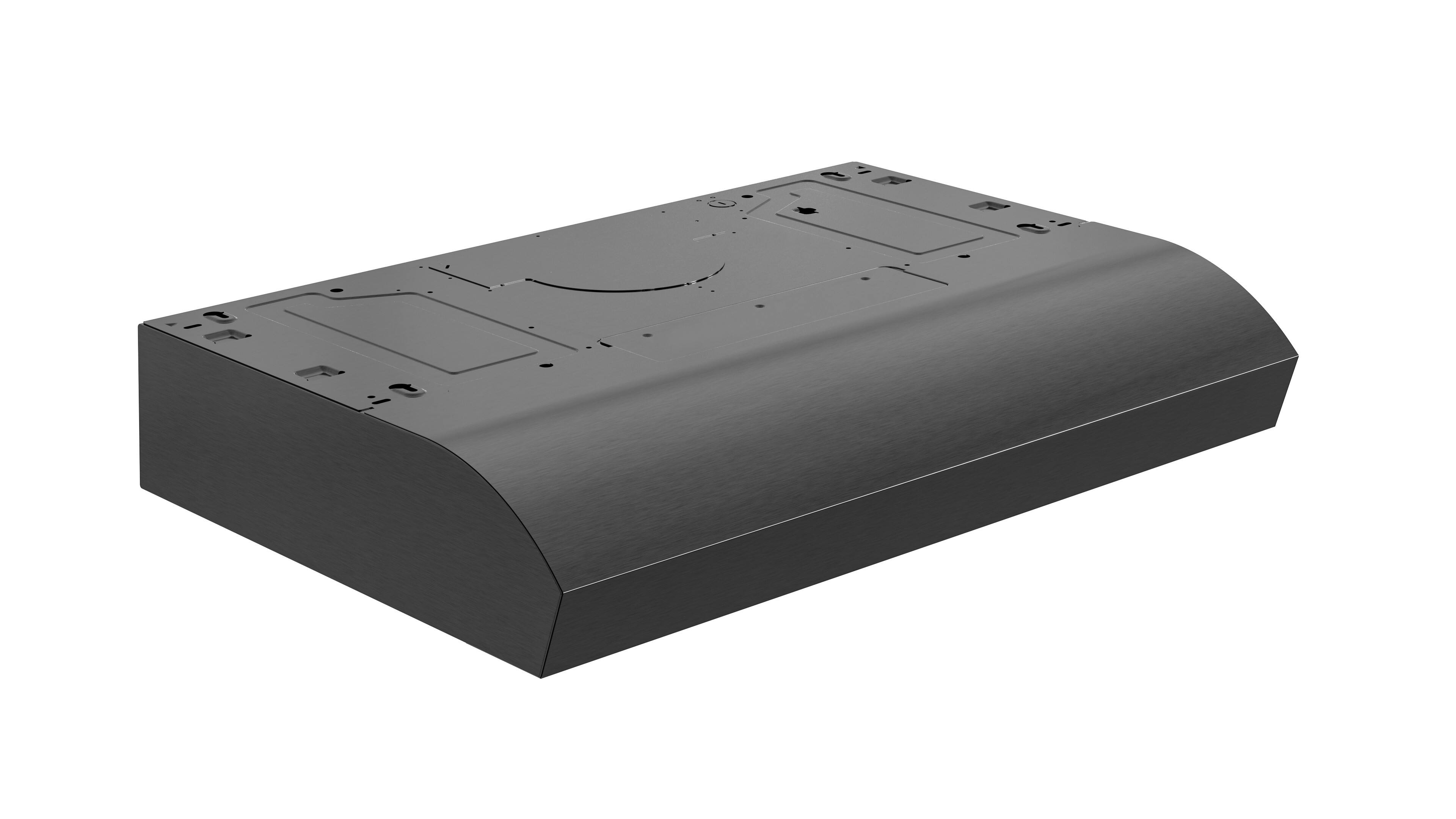 Alt View 1. Broan - Broan-NuTone 30-Inch Under Cabinet Range Hood, ENERGY STAR, 350 Max Blower CFM - Stainless Steel.