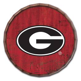 Fan Creations - Georgia Bulldogs 24" Cracked Color Barrel Top Sign - Multicolor