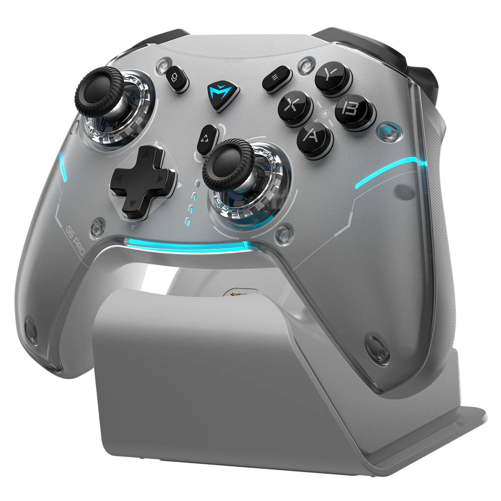 HM 1810 - G5pro Max Se 1000hz Wireless Gaming Controller For Ns/pc/ios/android With Charging Dock Pc Hall Effect - Gray