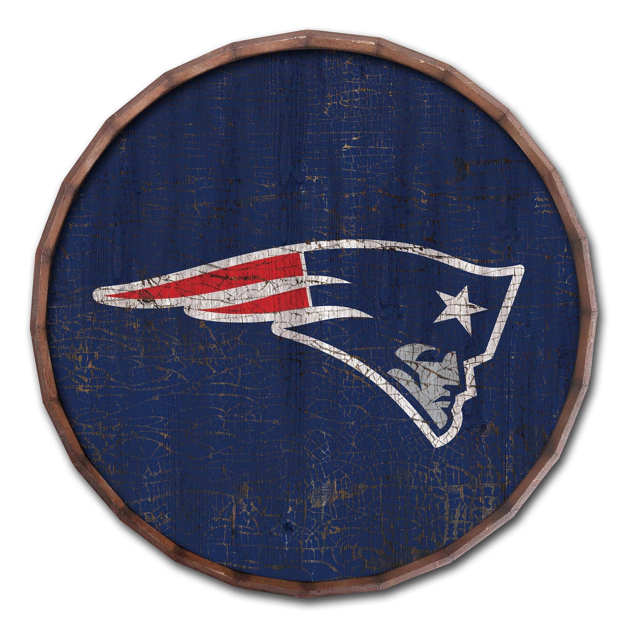 24" Cracked Color Barrel Top Sign