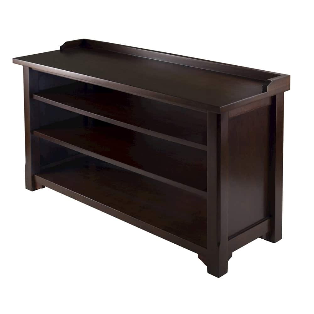 FurniFact - Antique Entryway Bench with Shoe Storage – Compact & Functional - Walnut price history on PriceWatchPro