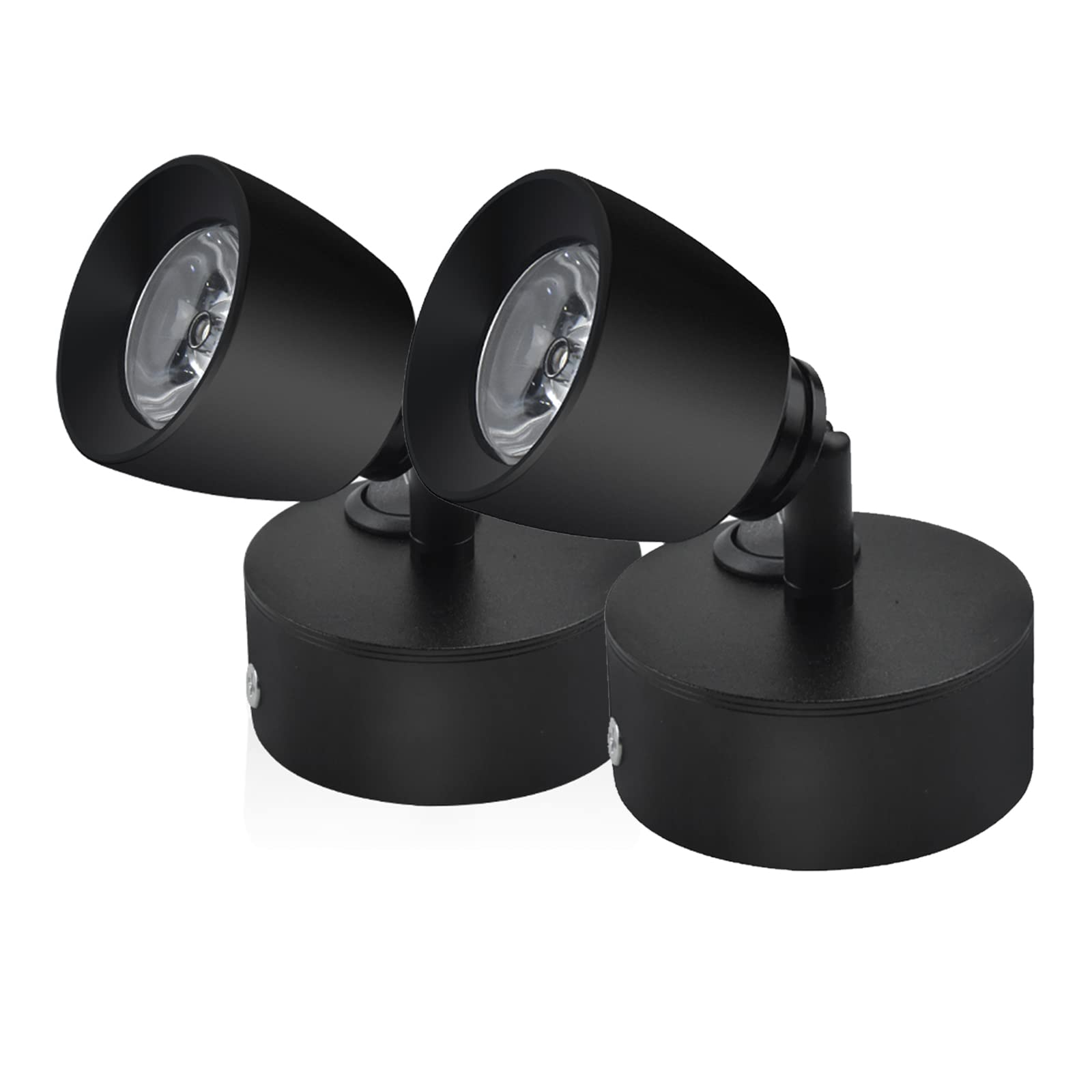 Front. TECH SAFARI - v Rv Lights Interior Reading Lamp Led Bedside w Wall Sconce Light Fixtures Rotatable Spotlight For Boat Cam - Warm White-2PCS.