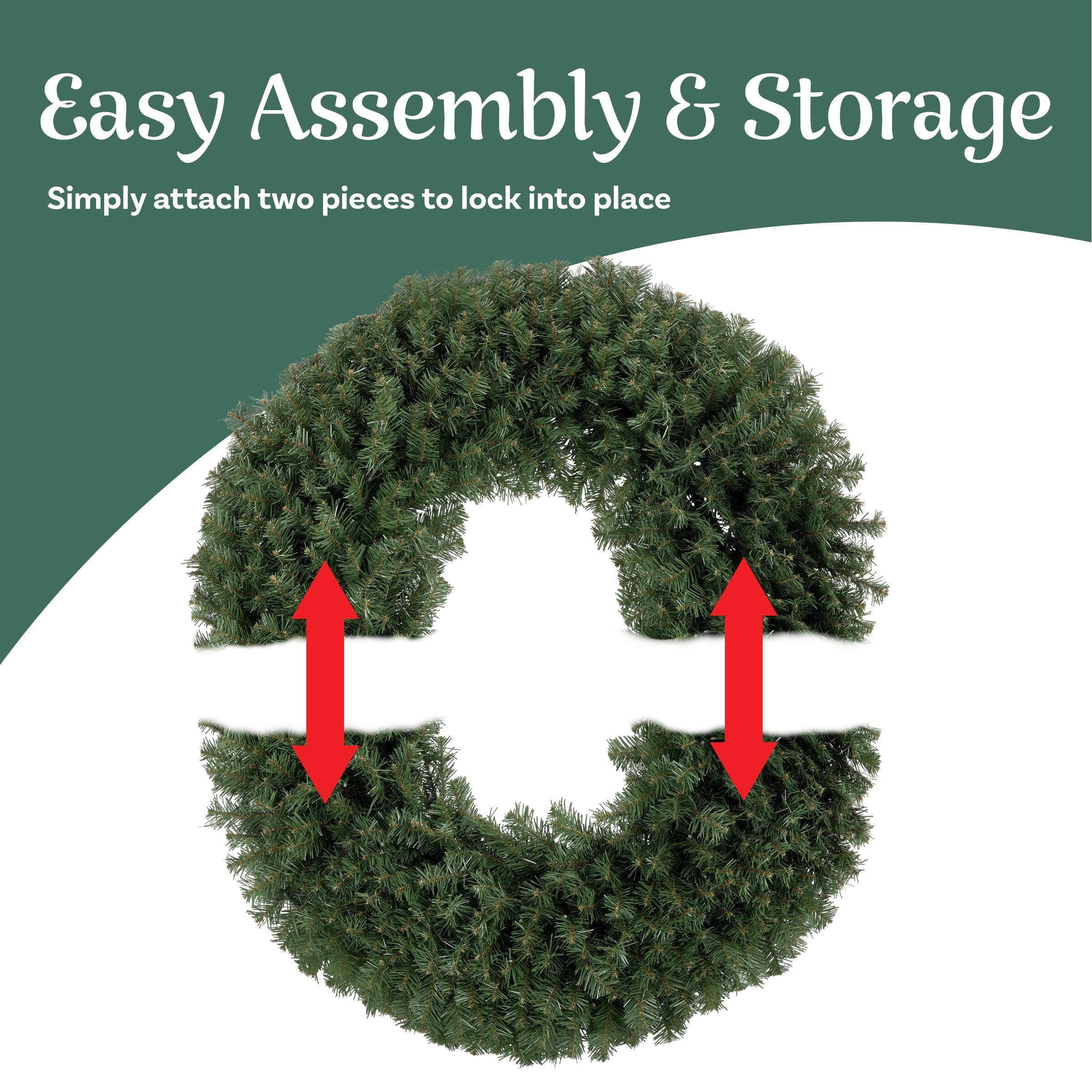 Easy Assembly & Storage  
Simply attach two pieces to lock into place