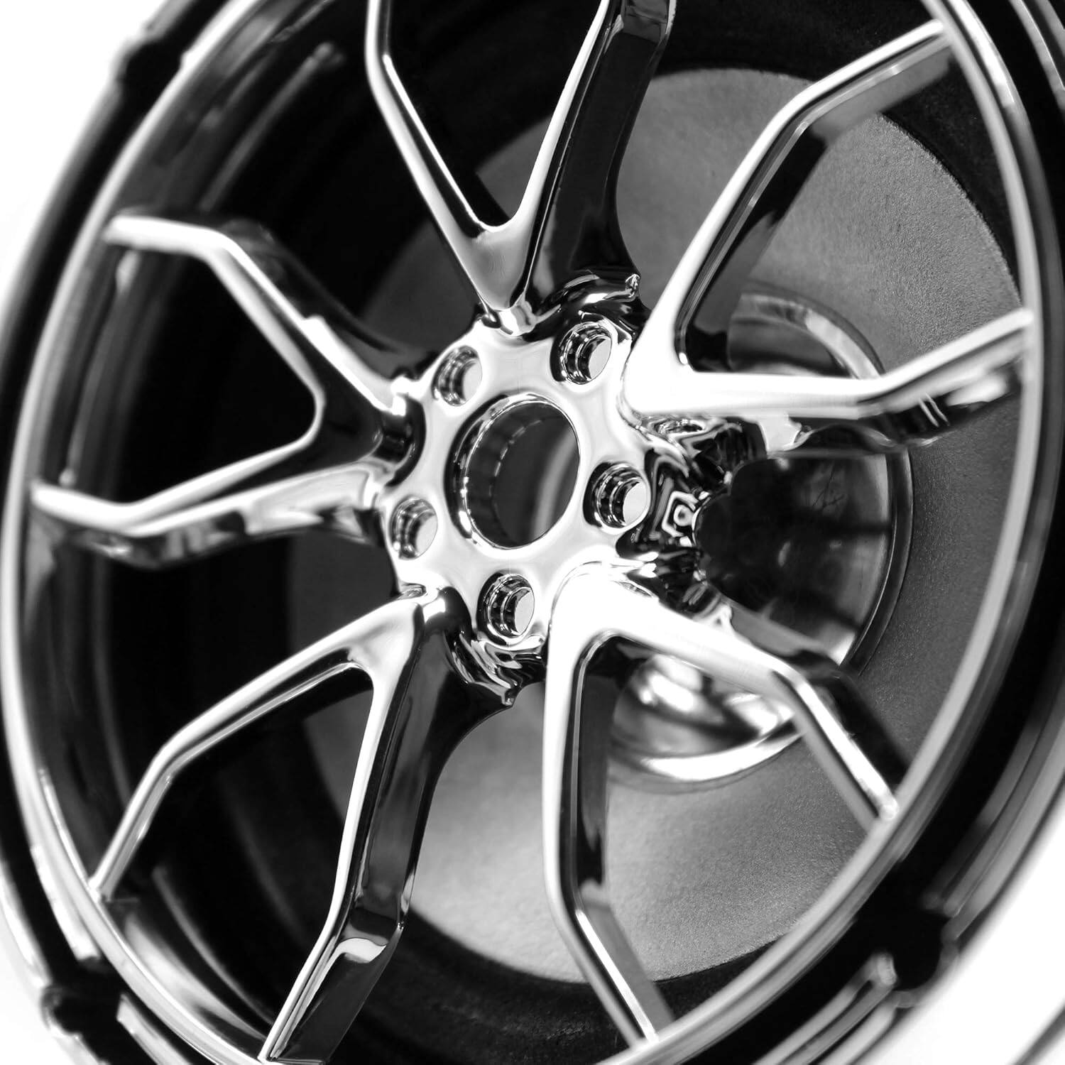 Left. GoHawk - Bluetooth Motorcycle Speakers, 2-Speaker Waterproof Stereo Audio System w/ Amp FM Radio, USB, SD for ATV Golf Cart - Chrome.