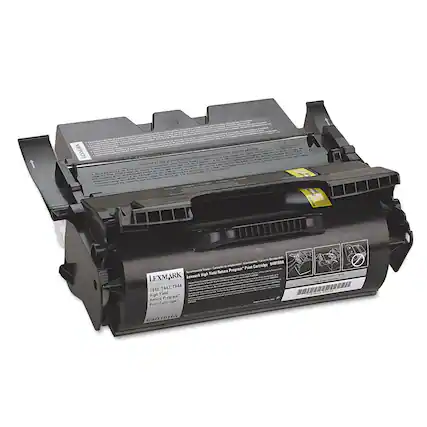 LEXMARK
T640, T642, T644
High Yield Return Program*
Print Cartridge
64015HA
LEXMARK High Yield Return Program*
Print Cartridge 64015HA
Covered by one or more of the following patents: U.S. Pat. Nos. 5,774,171; 5,872,741; 5,872,742; 5,872,743; 5,872,744; 5,872,745; 5,872,746; 5,872,747; 5,872,748; 5,872,749; 5,872,750; 5,872,751; 5,872,752; 5,872,753; 5,872,754; 5,872,755; 5,872,7