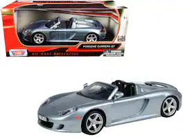 Porsche Carrera GT Gray 1/24 Diecast Model Car by Motormax
