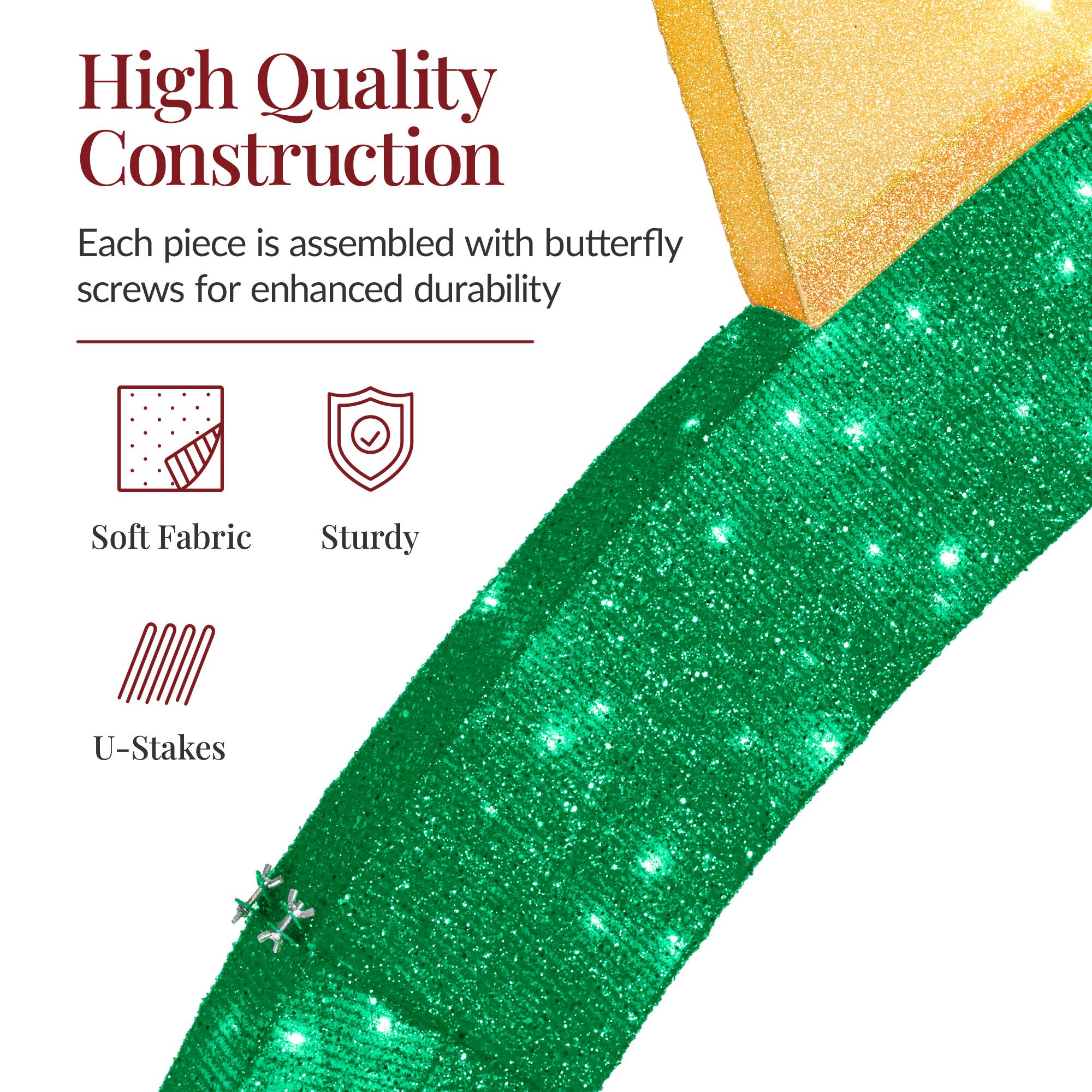 High Quality Construction

Each piece is assembled with butterfly screws for enhanced durability

- Soft Fabric
- Sturdy
- U-Stakes