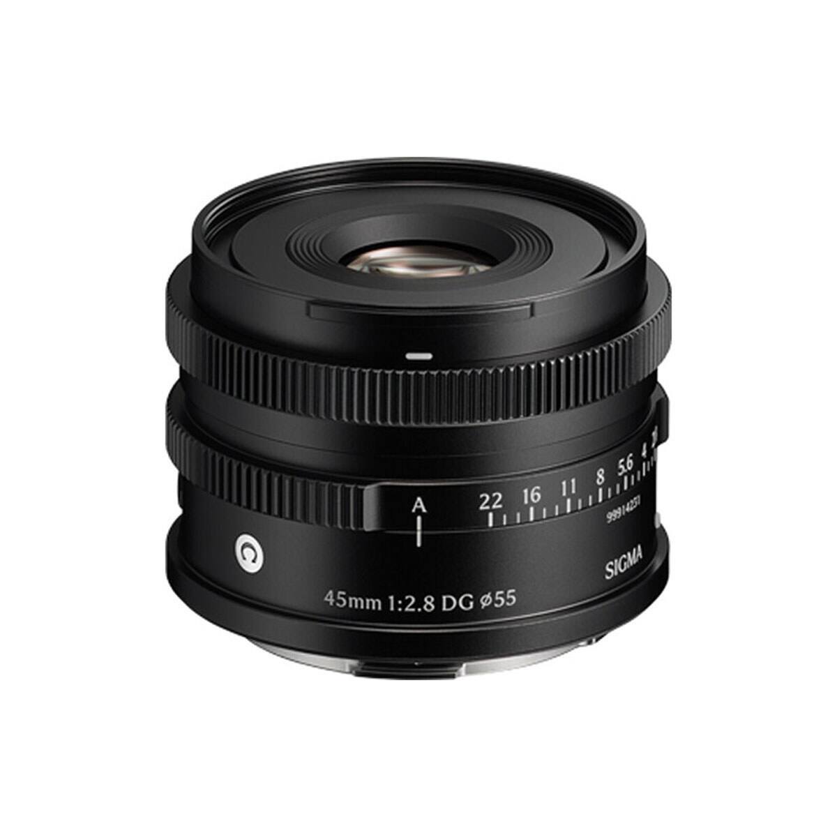 45mm 1:2.8 DG 55 A 22 16 11 8 5.6 4 SIGMA