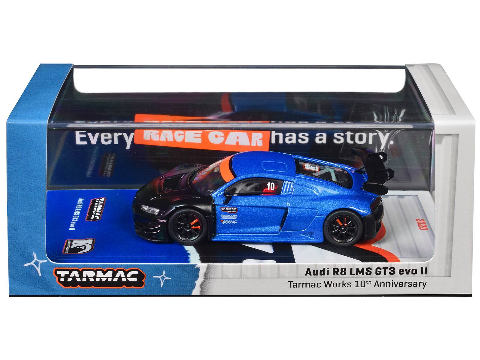 Every RACE CAR has a story.

Audi R8 LMS GT3 evo II
Tarmac Works 10th Anniversary