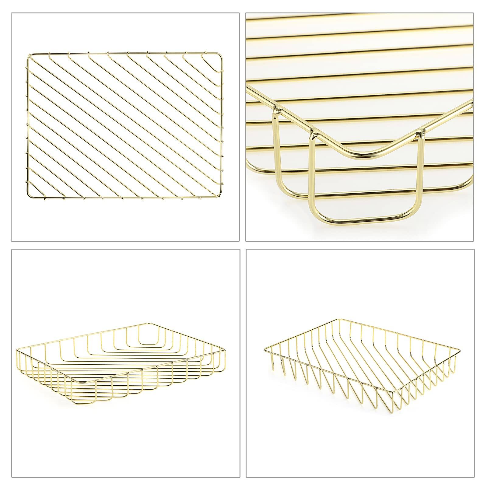 Alt View 5. Dapper Styles - Multipurpose A4 File Tray Wire Desk Organizer Elegant Letter Size Documents Trays Magazine Files Storage Ba... - Rose Gold.