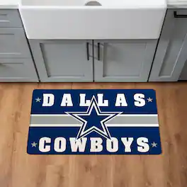 Evergreen Enterprises - Dallas Cowboys 18" x 30" Anti-Fatigue Comfort Indoor Mat - Multicolor