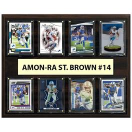 C&I Collectibles - Amon-Ra St. Brown Detroit Lions 12" x 15" Trading Card Plaque - Multicolor