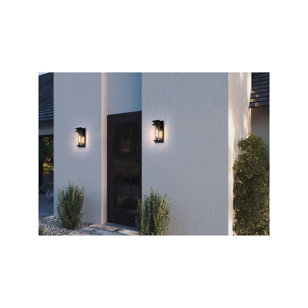 Alt View 4. Elegant Lighting - Westmont 7 inch Outdoor Pendant in Black - Black.