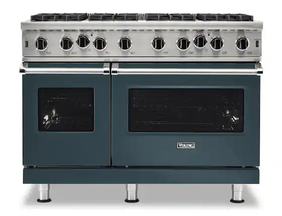 Front. Viking - 5-Series Gas Open Burner Range - Squall.