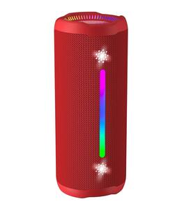 FINEAK - Bluetooth Speakers Wireless Loud Stereo Sound IPX7 Waterproof Outdoor Portable Speaker - Bright Red