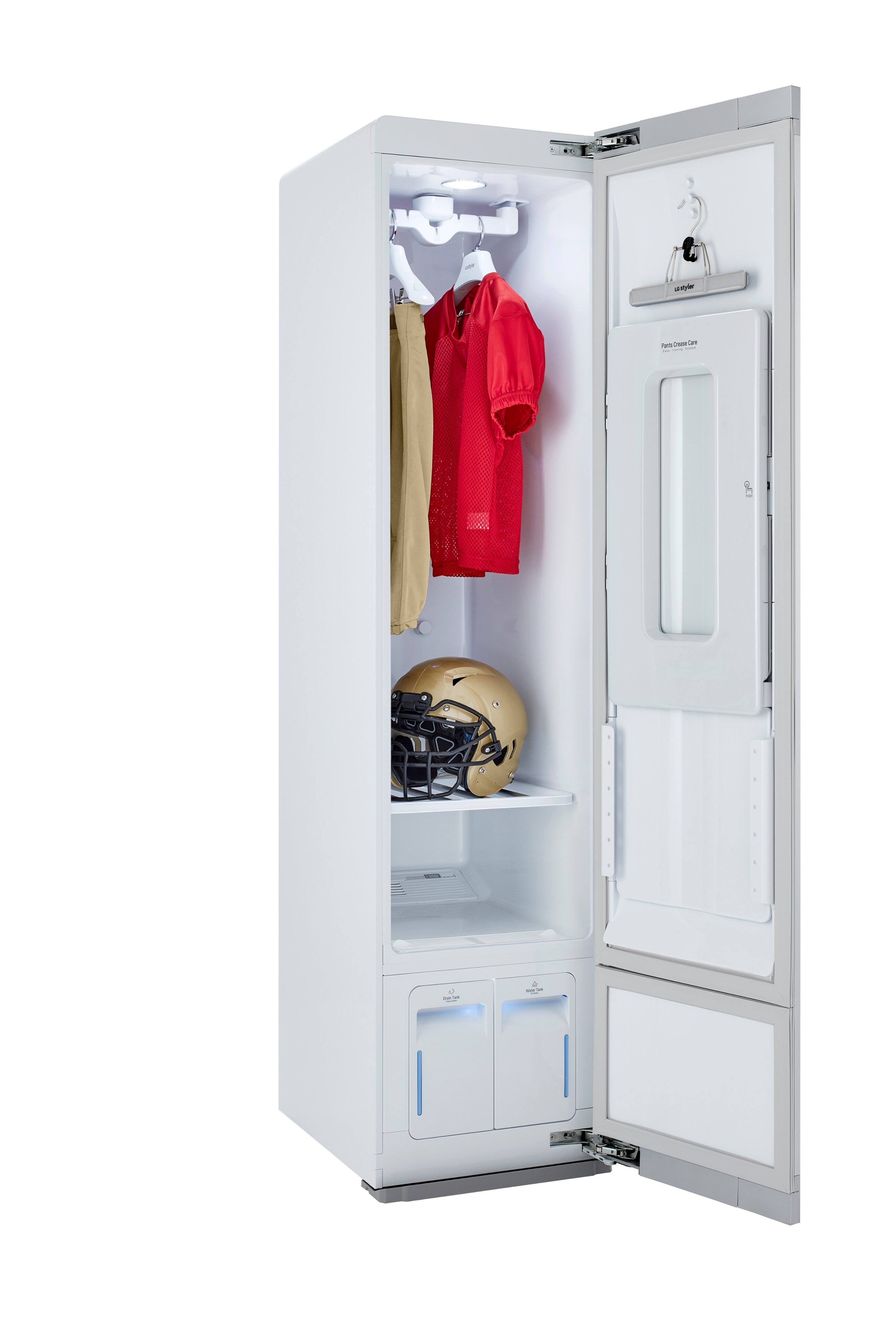 Alt View 4. LG - Styler Smart Steam Clothing Care System - White.